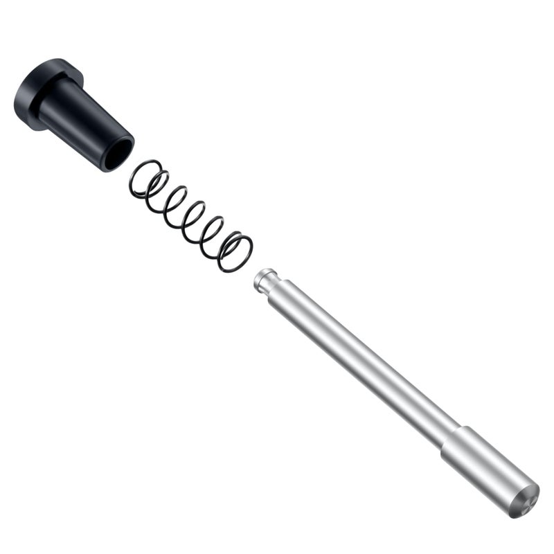 Ceoighe 25 Pack Window Screen Plunger Latches with Caps, 5/32"" X 1-1/2"", Aluminum Window Screen Plunger Pins, Secure Window Screens in Place (Black) - Image 1